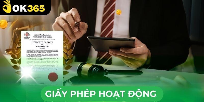 Giấy phép hoạt động OK365